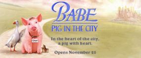 Scene from Babe: Pig in the City
